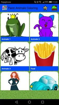 Paint Animals Coloring android App screenshot 7