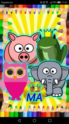 Paint Animals Coloring android App screenshot 8